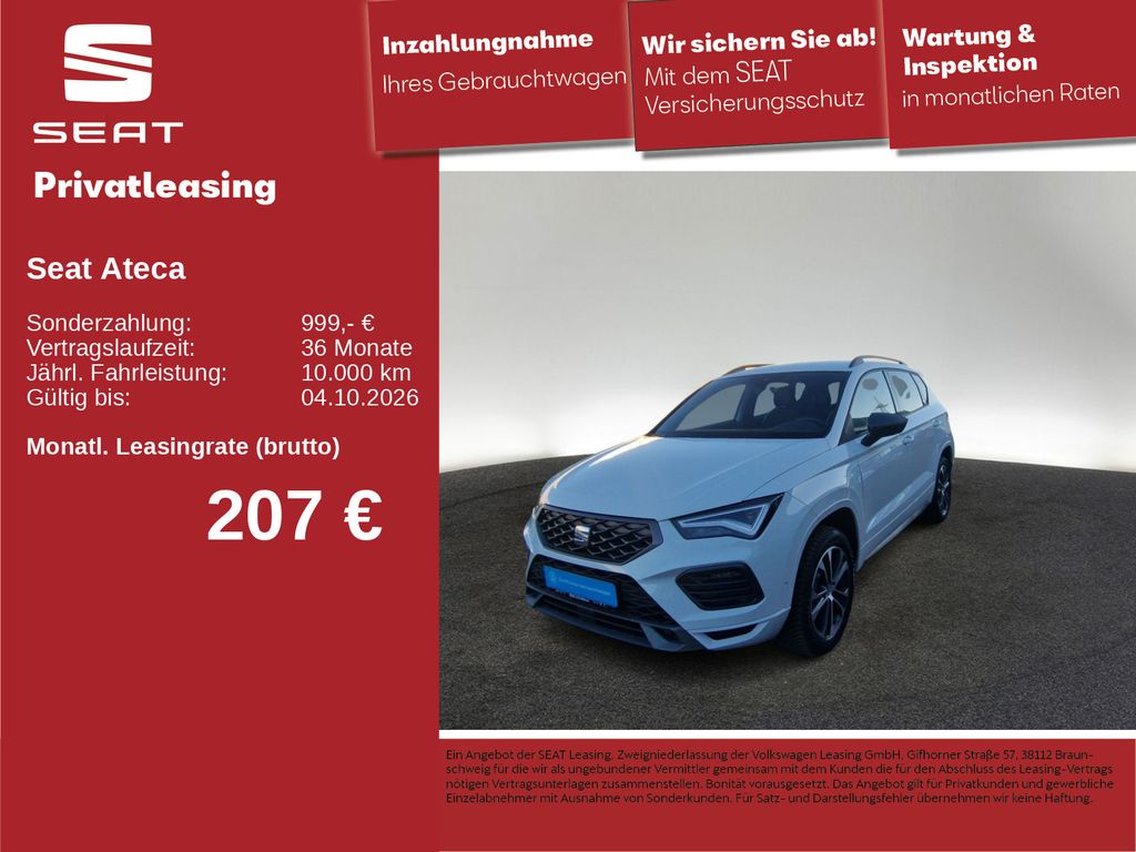 Seat Ateca Seat Ateca FR TDI ACC AHK LED KAM NAVI SHZ