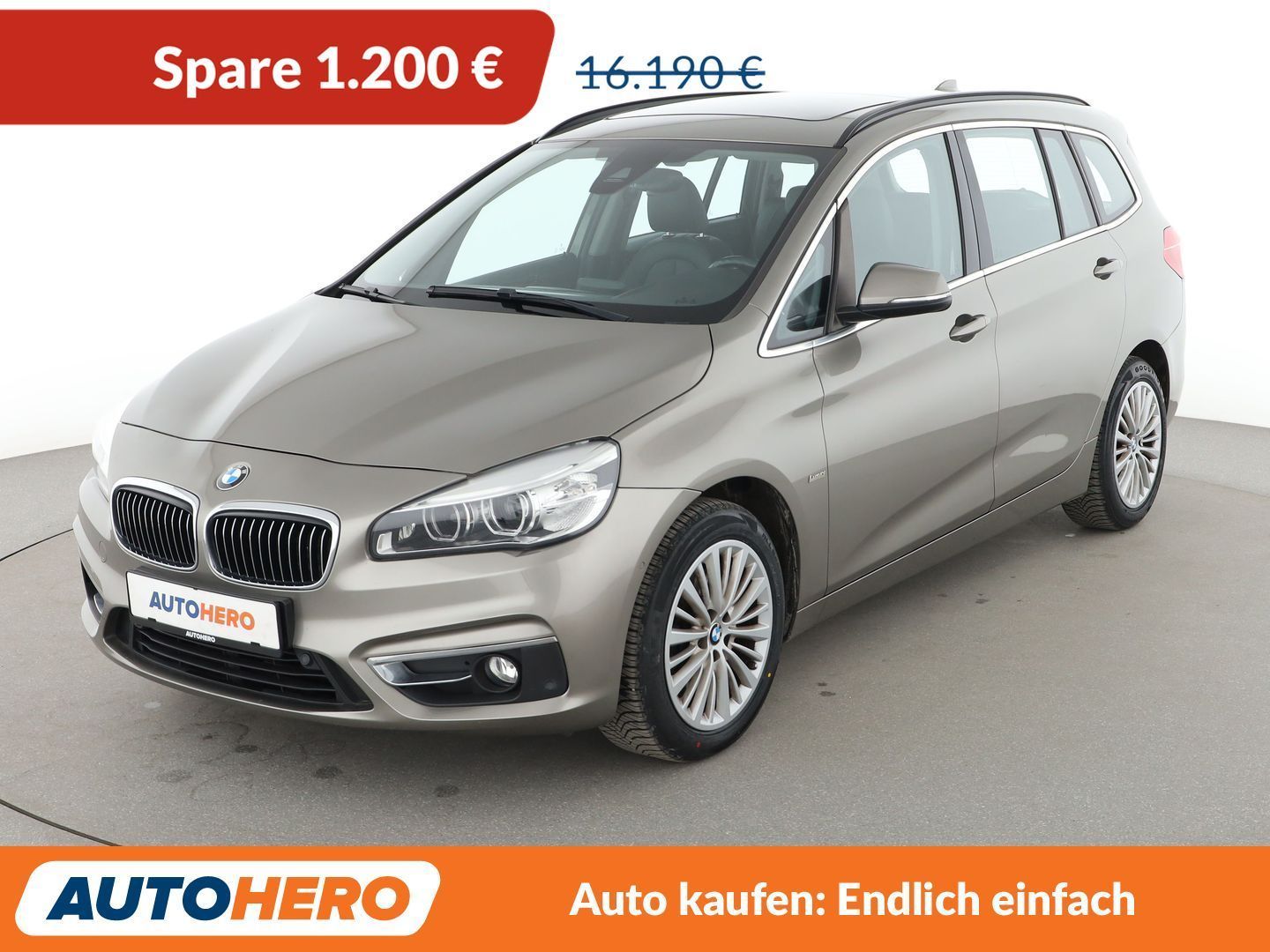 BMW 218d Gran Tourer Luxury Line Aut.*NAVI*LED*H&amp;K*