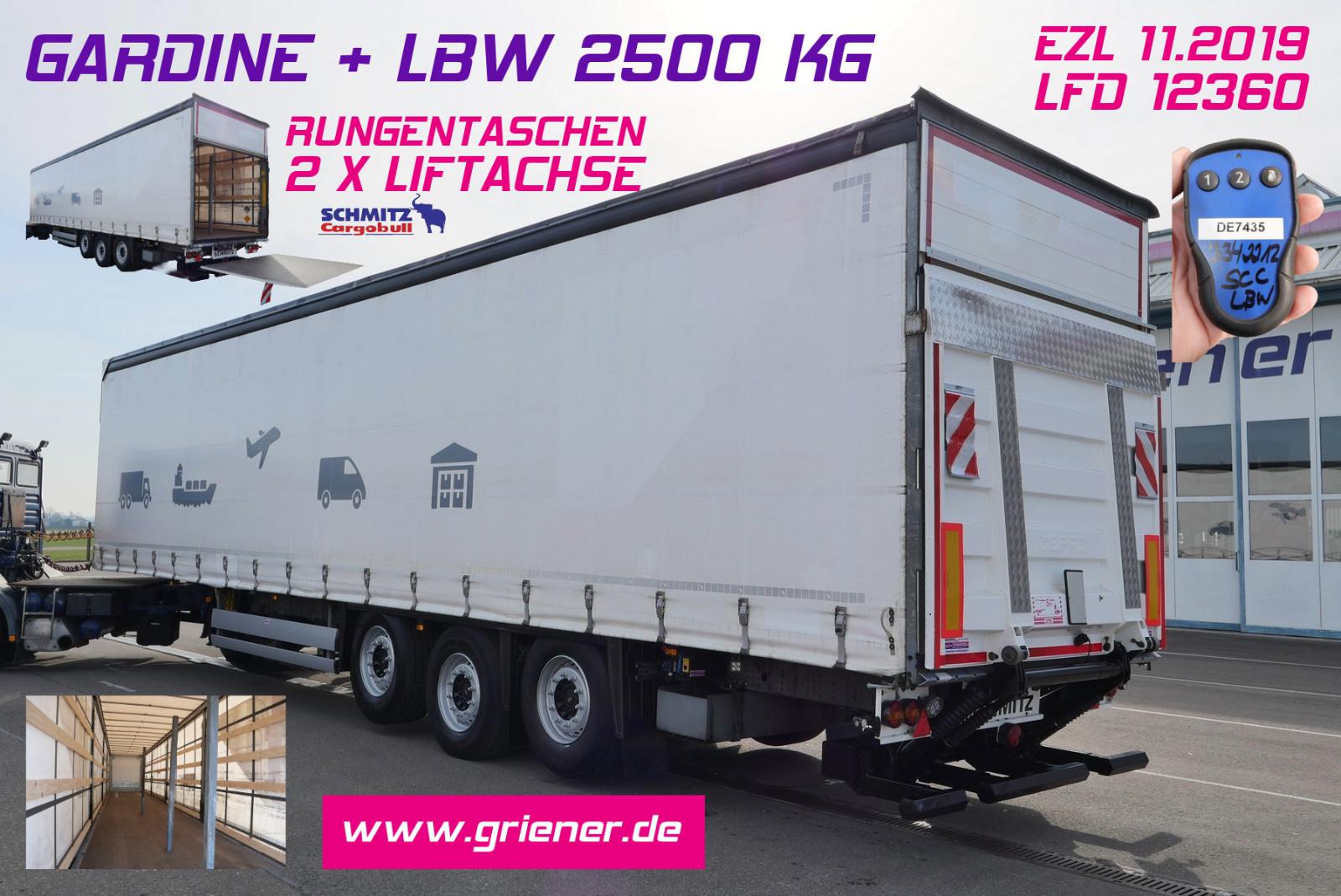 Schmitz Cargobull SCS 24 / LASI 12642 XL / LBW 2500 kg / 2 x LIFTA