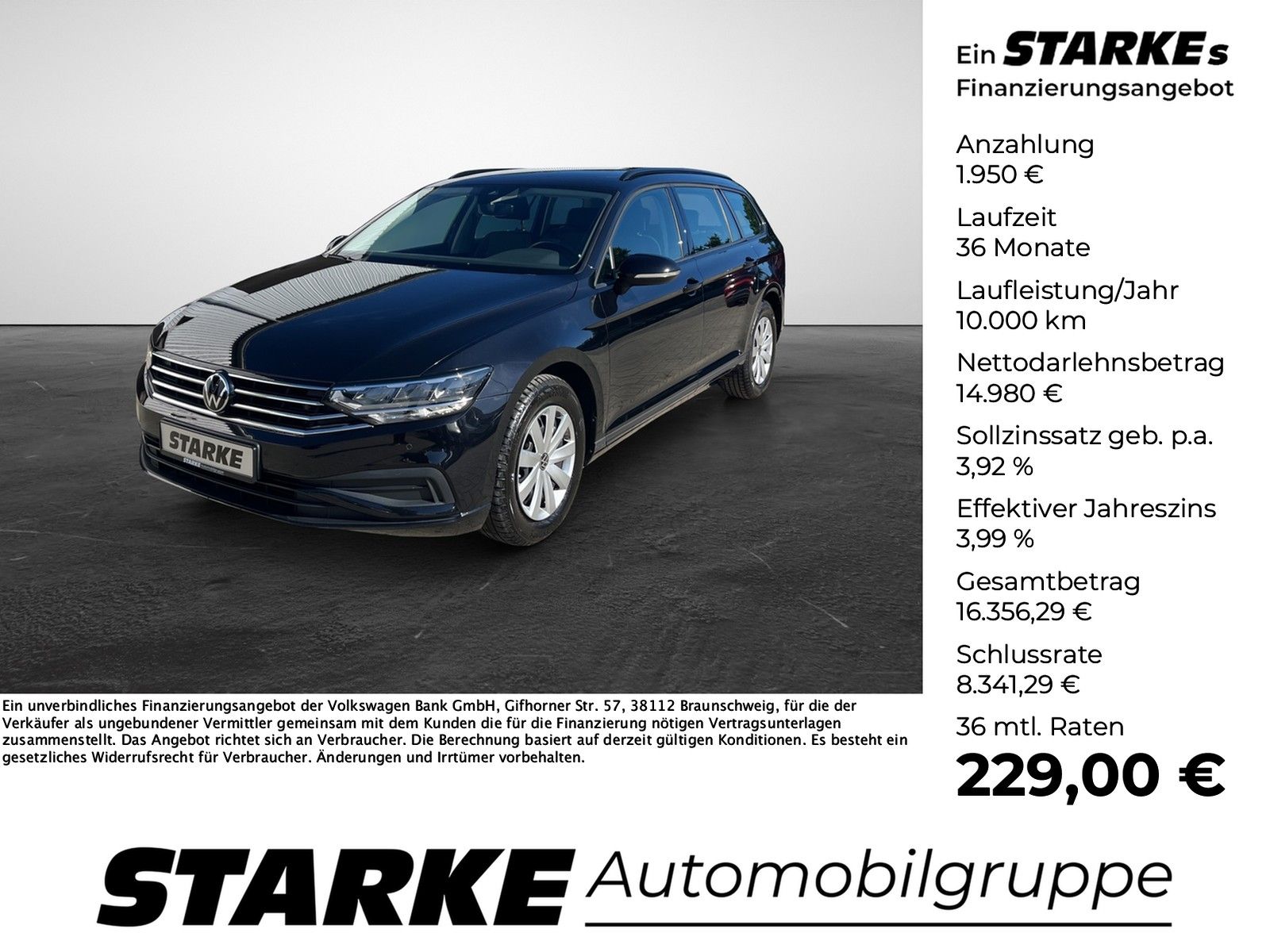 Volkswagen Passat Variant 2.0 TDI DSG Conceptline  AHK Navi