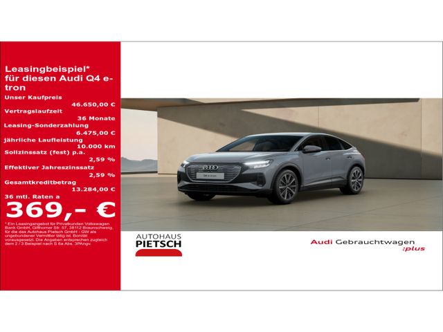 Audi Q4 e-tron Sportback 45 77 kW LED AHK Sportsitze