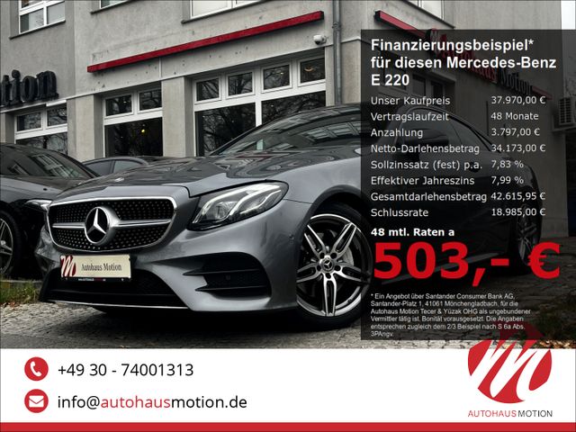 Mercedes-Benz E 220 d AMG MULTI KAMERA WIDE BUR PANO TOTWINKL