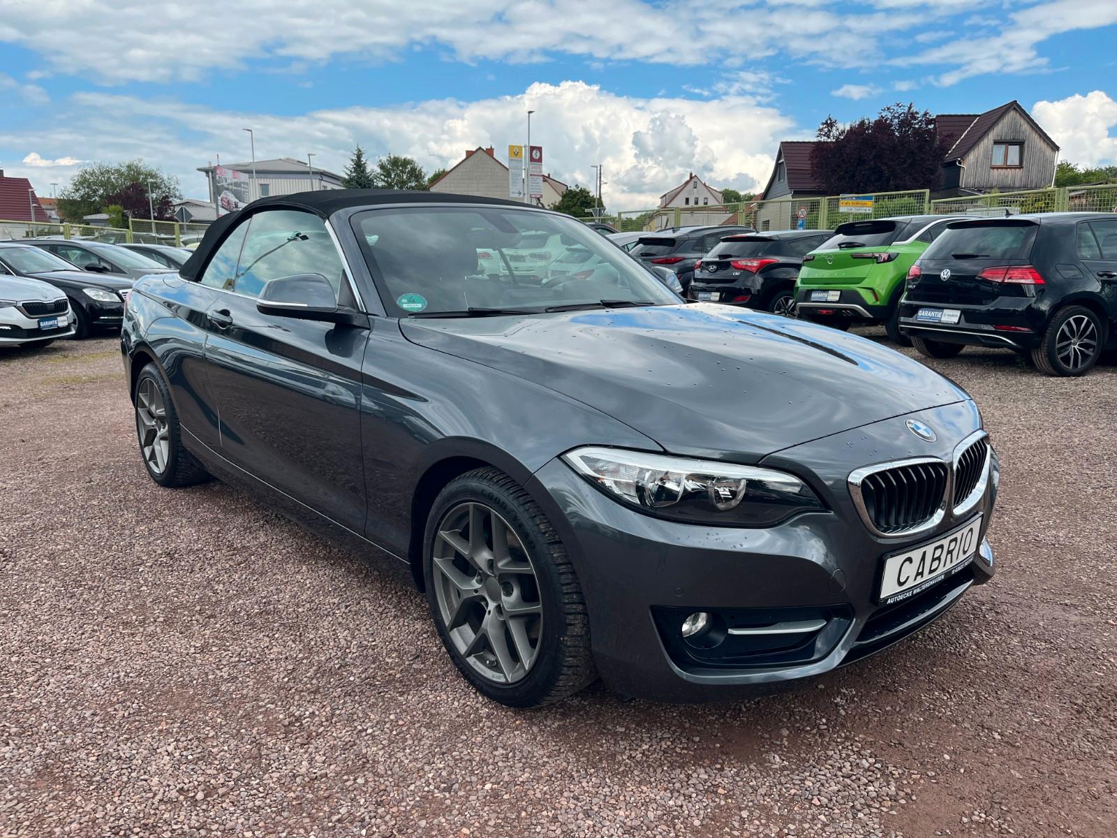 BMW 220i Cabrio *1Hand*Navi*PDC*Sitzheizung*Tempomat