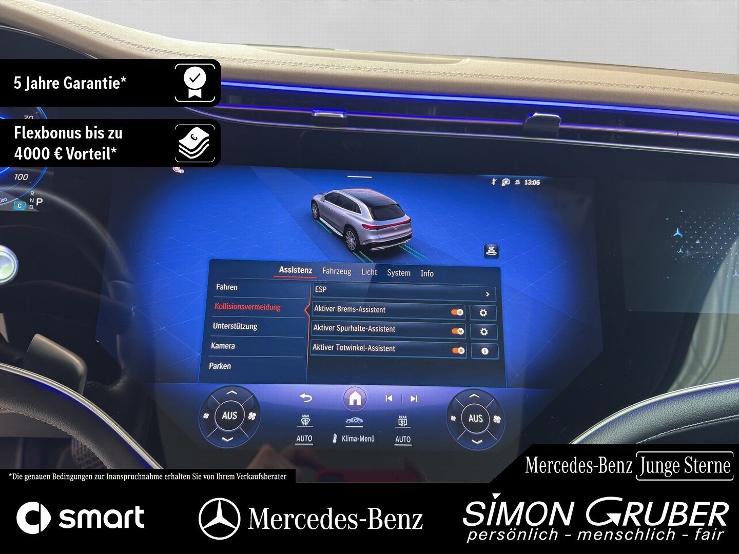 Fahrzeugabbildung Mercedes-Benz EQS 450+ SUV El. Art Premium Hyper 7Sitze Mod 23