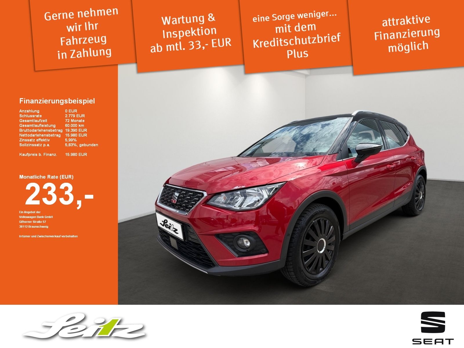 SEAT Arona 1.0 TSI Xcellence *KAMERA*NAVI*SITZHZG*