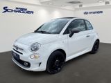 Fiat 500 1.2 Cabrio Allwetterreifen Apple CarPlay Par - Fiat 500: Weiß, Cabrio