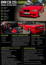 BMW E36 325i Cabrio  Original 325i  192 PS ... - BMW 325 aus 1993: 325i E36