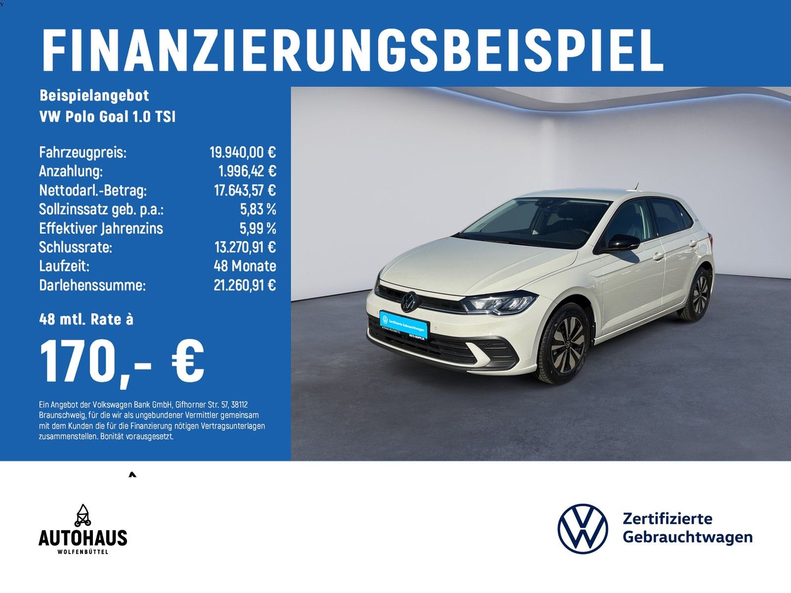 Volkswagen Polo Goal 1.0 TSI ACC APP PDC SHZ