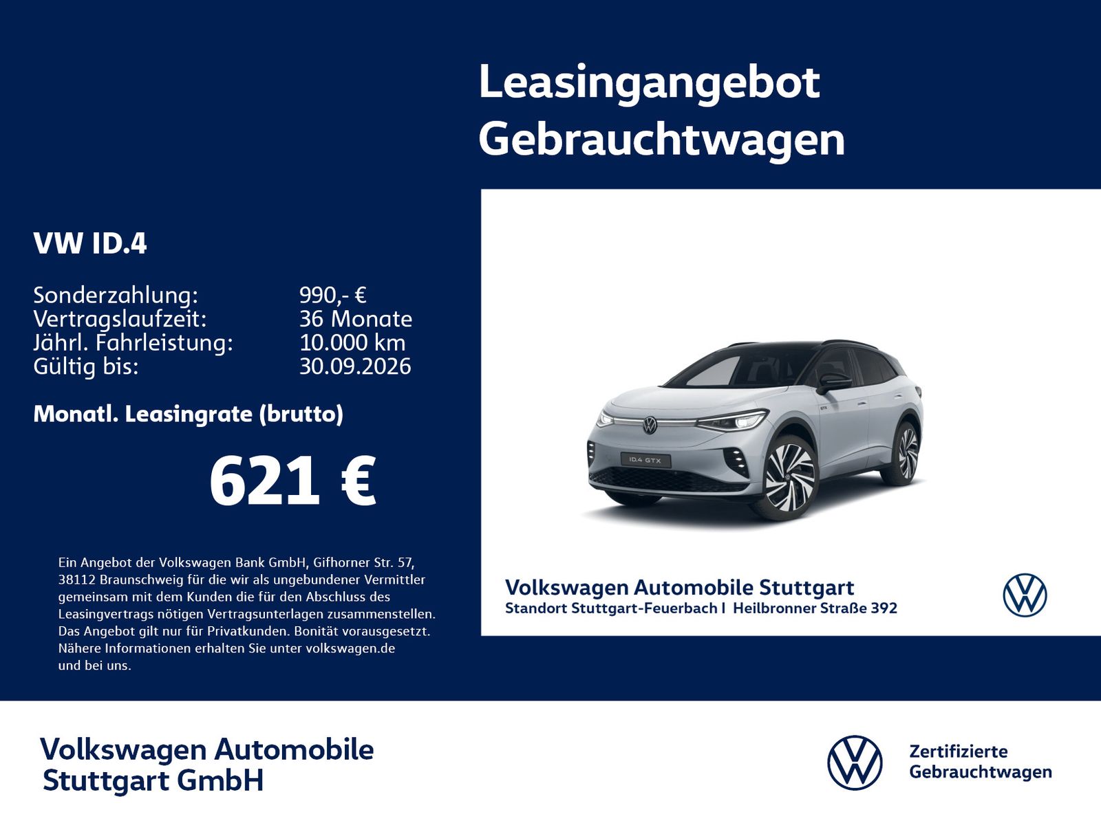 Volkswagen ID.4 GTX Navi AHK Kamera P-Dach foto 2