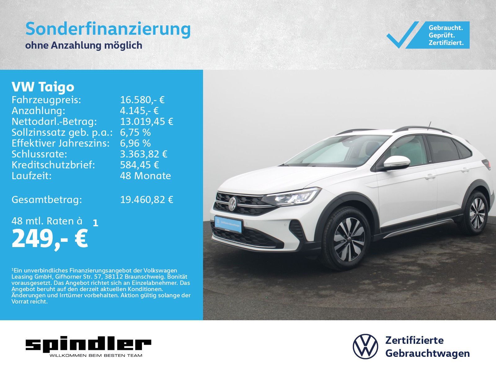 Volkswagen Taigo Move 1.0 TSI / CarPlay, LED, RFK, SHZ, DAB
