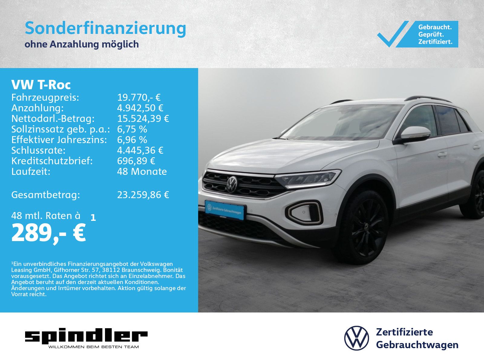 Volkswagen T-Roc Life 2.0 TDI DSG/ CarPlay, ParkAssist, LED