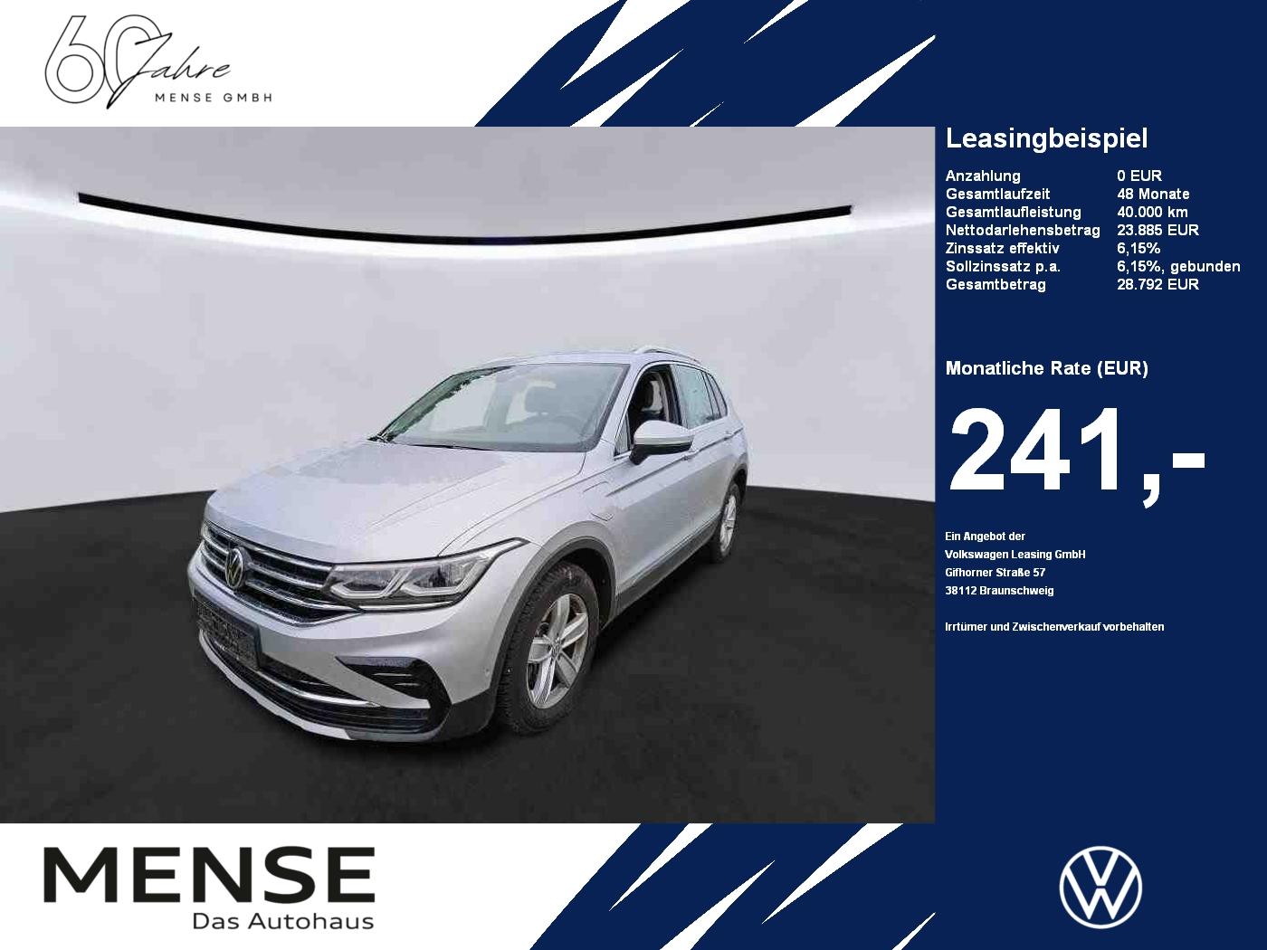 Volkswagen Tiguan 1.4 eHybrid DSG Elegance IQ.Light|Matrix