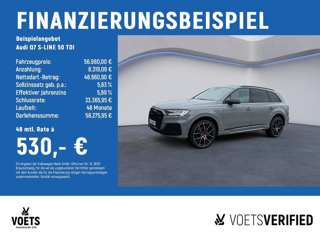 Audi Q7 S-LINE 50 TDI COMPETITION-PLUS+PANO-STANDH