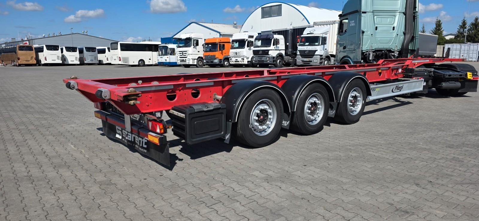 Fliegl SDS 01 for 40  foot with agregat, Weight 4060 kg