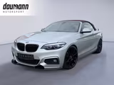 BMW 220i Cabrio Aut. *MSport*LED*Hifi*OLED*AHK*Navi* - BMW 2er Reihe mit Benzin-Antrieb: Cabrio, Automatik