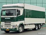 Scania S500 FULL AIR RETARDER VAN BEURDEN BOX TAIL LIFT - Autokran