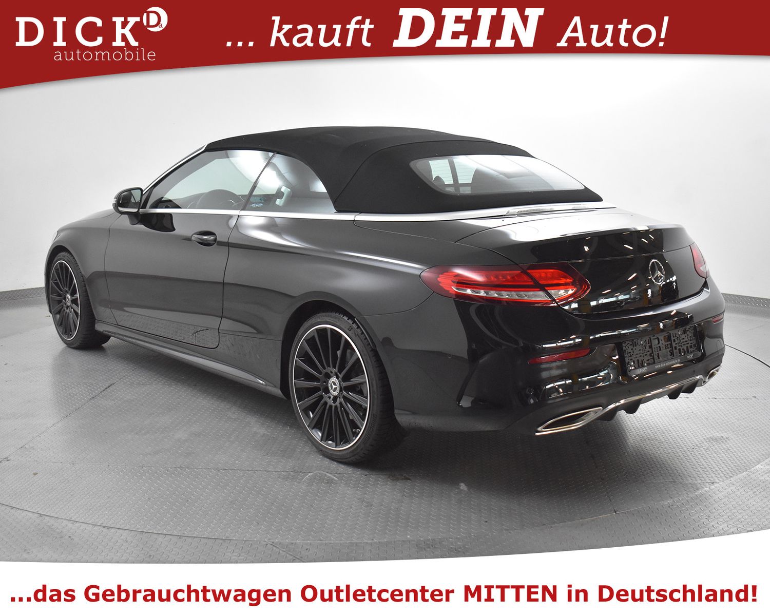 MERCEDES-BENZ C300 Cabrio 2X AMG LIne BURMES+LED+KAMER+AHK+19" - Image 5
