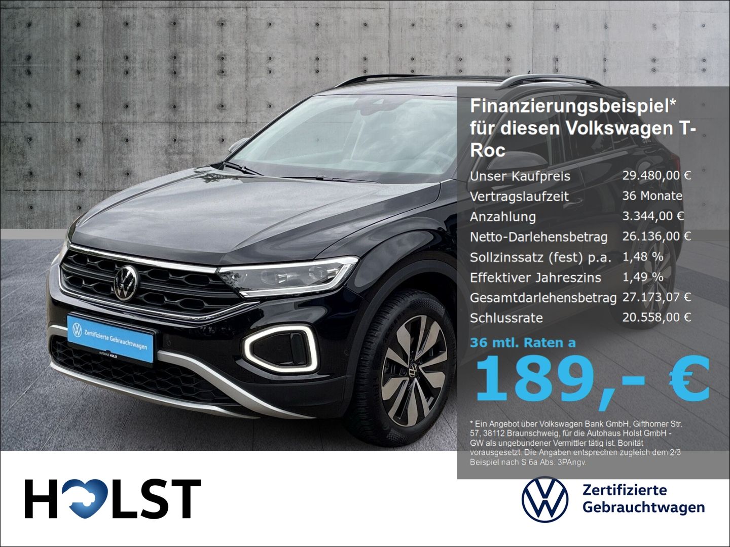 Volkswagen T-Roc 2.0TDI DSG GOAL AHK LED RüFaKa GJR ACC