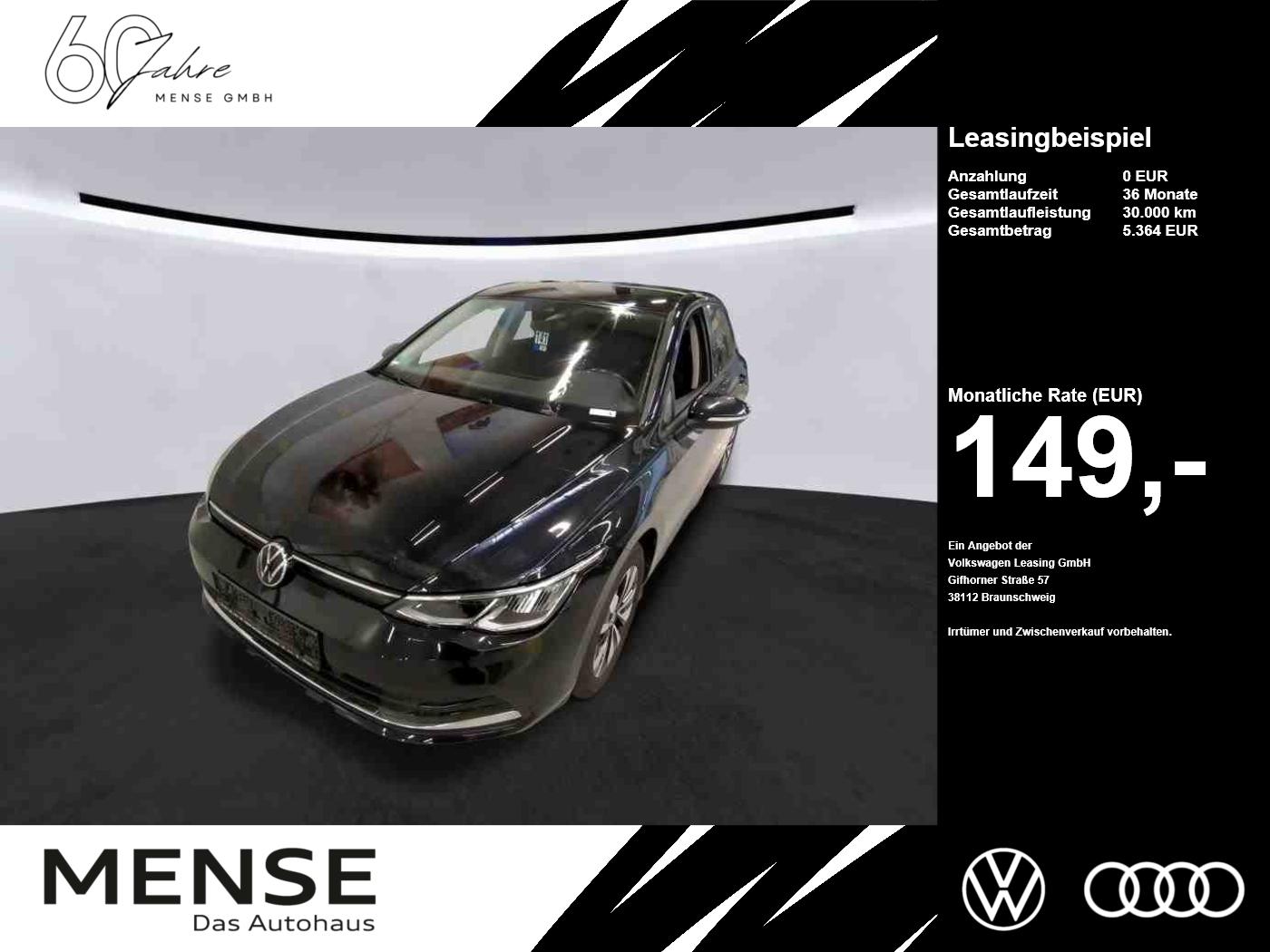 Volkswagen Golf VIII 1.0TSI Move CarPlay LED VirtualCP PDC