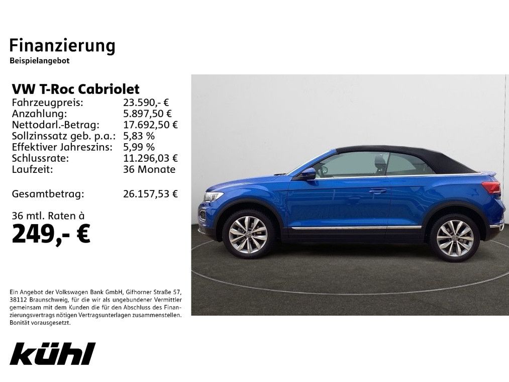 Volkswagen T-Roc Cabriolet 1.5 TSI DSG Style Navi LED Kamer foto 2