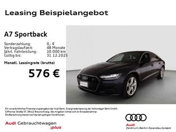 Audi Leasingangebot: Audi A7 Sportback 45 TDI qu. S tronic *PANO*HuD*AHK*