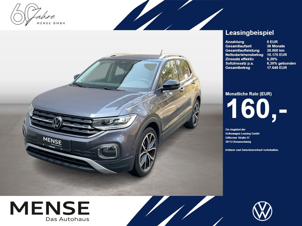 Volkswagen T-Cross 1.0 TSI Style CarPlay|AHK|ACC|LED|Navi