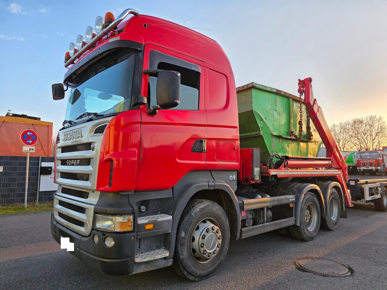 Scania R500/V8/6x2/MEILLER AK 16/GERMAN TRUCK