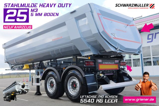 Schwarzmüller HARDOX MULDE / HEAVY DUTY /25 m³  5 mm  6x4