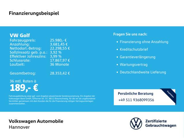 Volkswagen Golf VIII 2.0 TSI GTI Business Navi ACC LED Dig., миниатюра 2