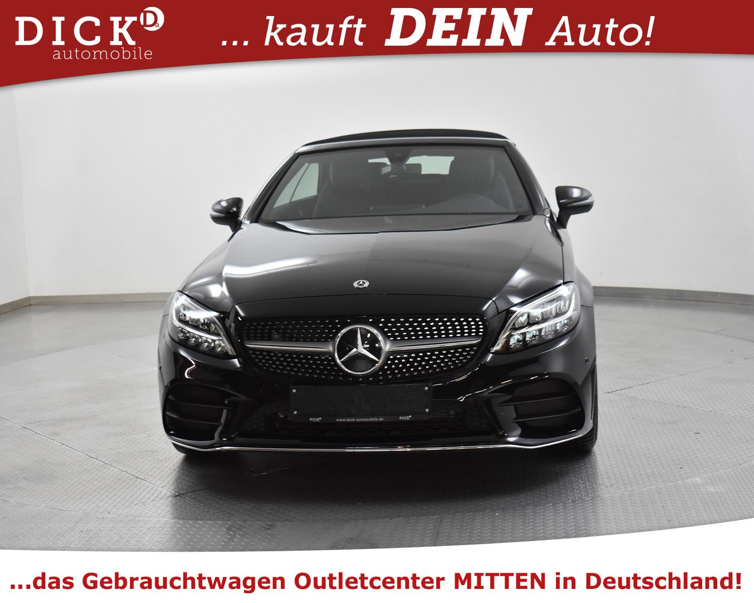MERCEDES-BENZ C300 Cabrio 2X AMG LIne BURMES+LED+KAMER+AHK+19" - Image 3