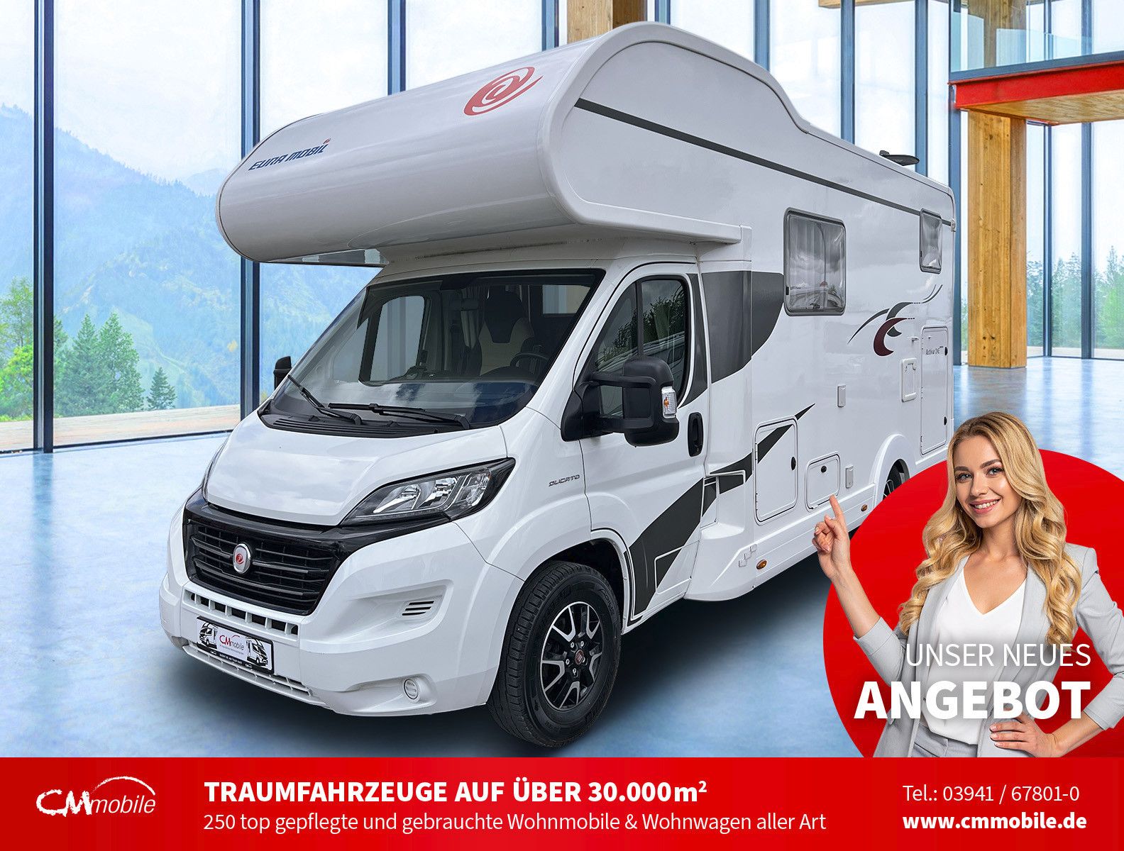 Eura Mobil
 Activa One 690 HB - 6 Schläfer - Garage -
