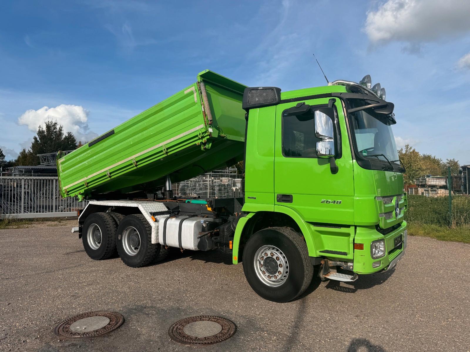 Mercedes-Benz 2648 6X4 Schwarzmüller  3 Seitenkipper Retarder