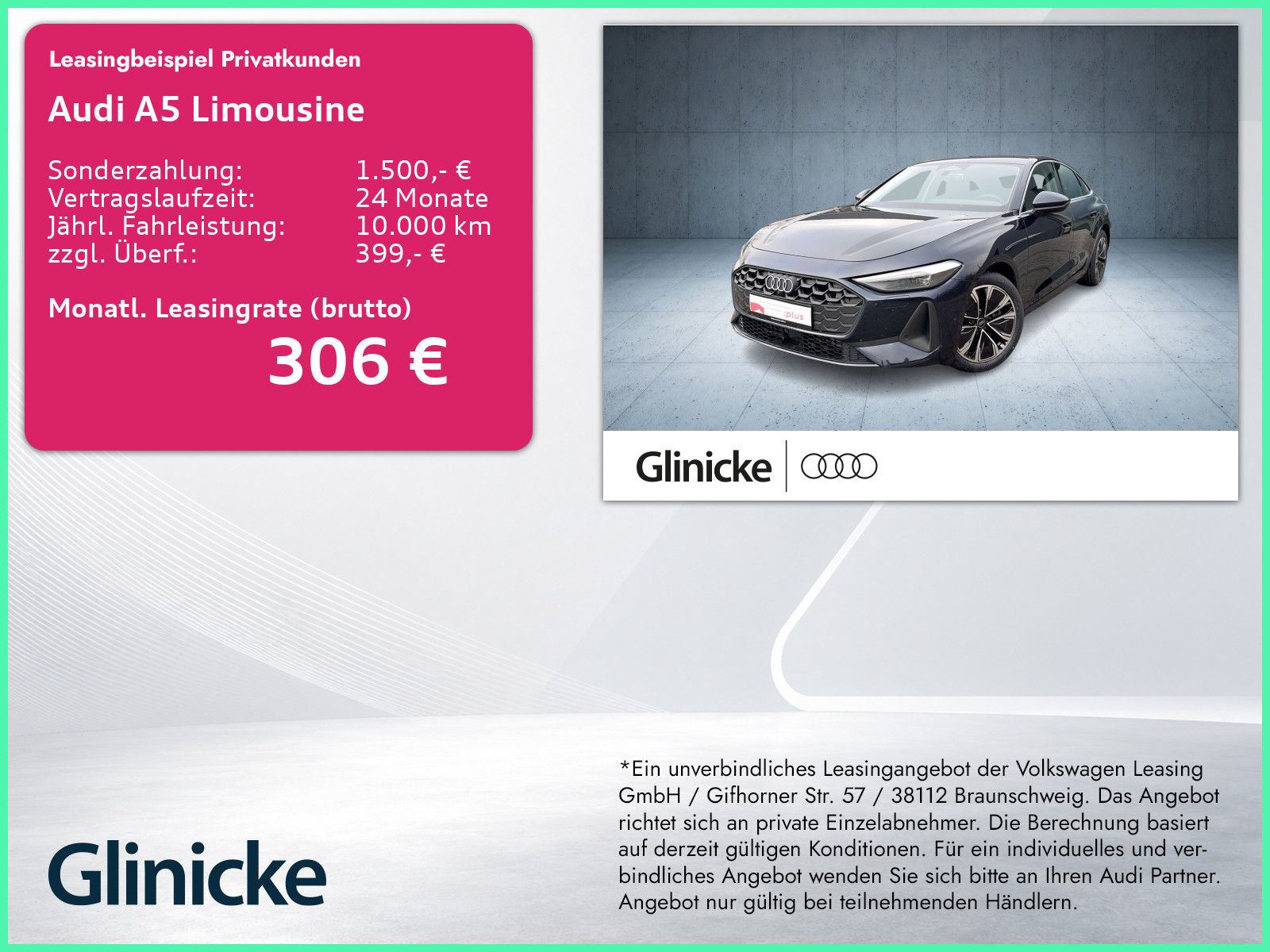 Audi A5 Limousine TFSI qu Nav/ACC/18"/sound/Kam/Assis
