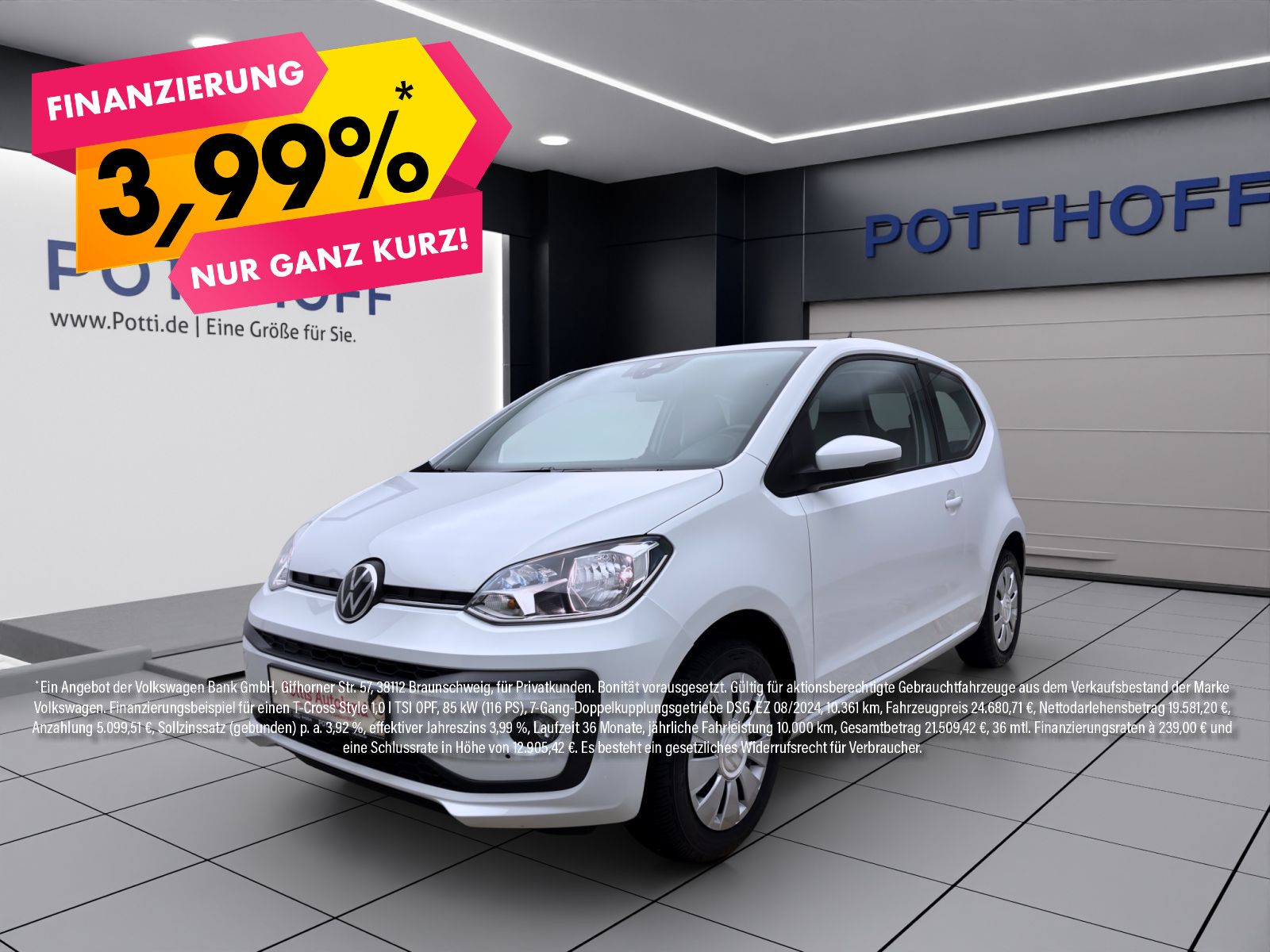 Volkswagen up! 1.0 MPI MOVE UP! KAMERA PDC SITZHZG KLIMA