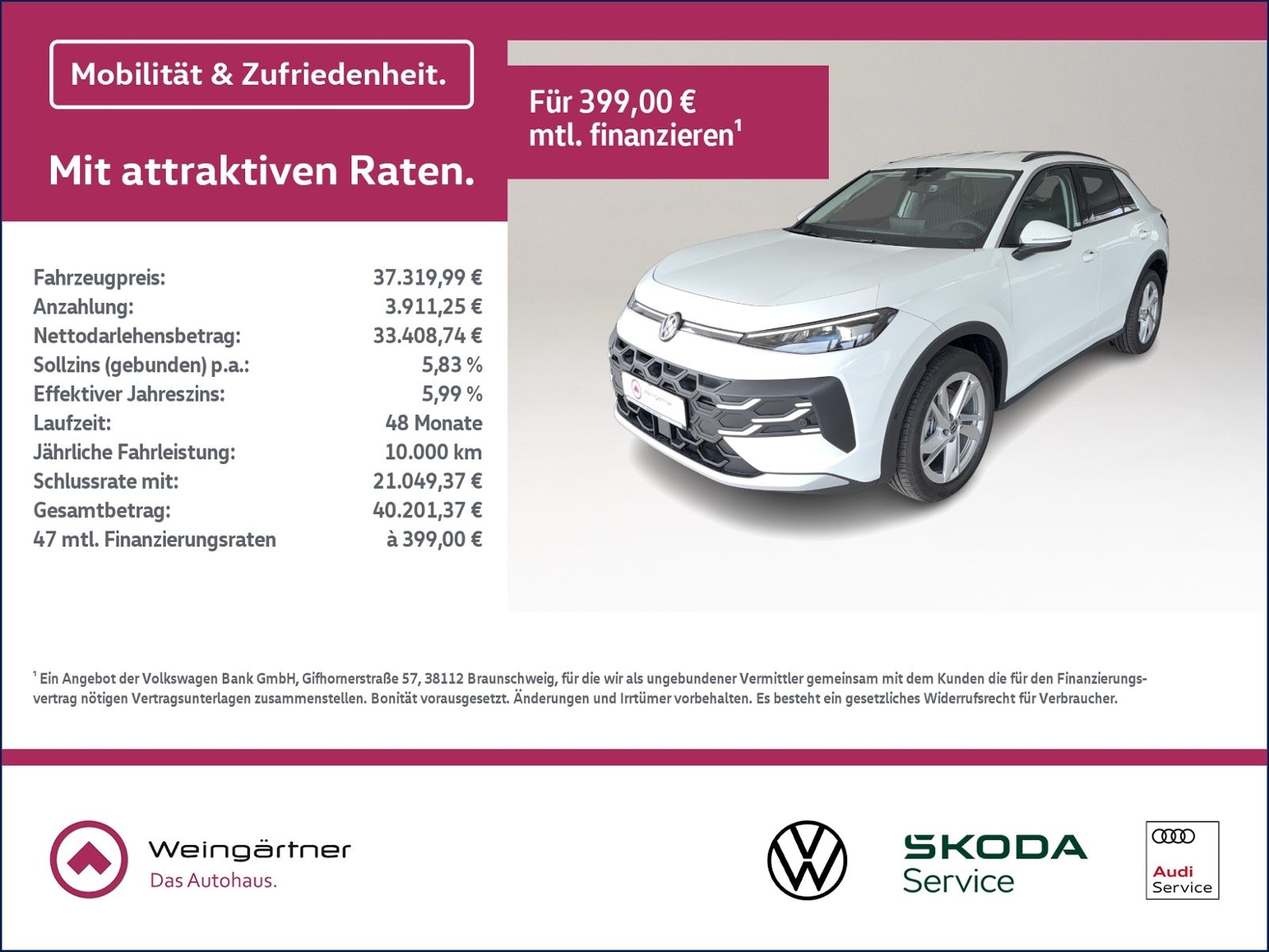 T-Roc 1.5 eTSI Life, Licht Paket, LED, Technik