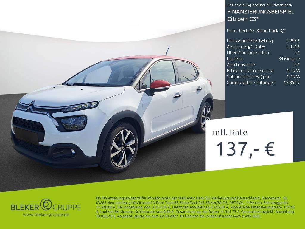 Citroën C3 Pure Tech 83 Shine Pack S/S