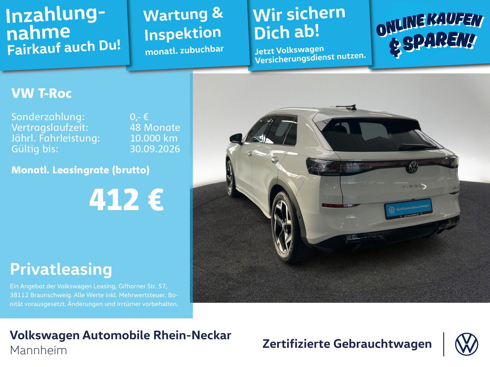 Volkswagen T-Roc 1.5 eTSI R-Line DSG Navi AHK Kamera UVM foto 2