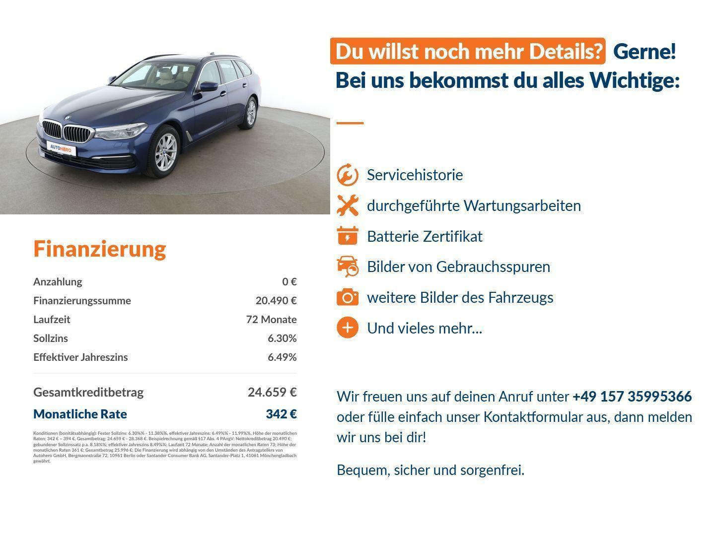BMW 520d xDrive Aut.*NAVI*LED*PDC*ACC*SHZ*ALU*
