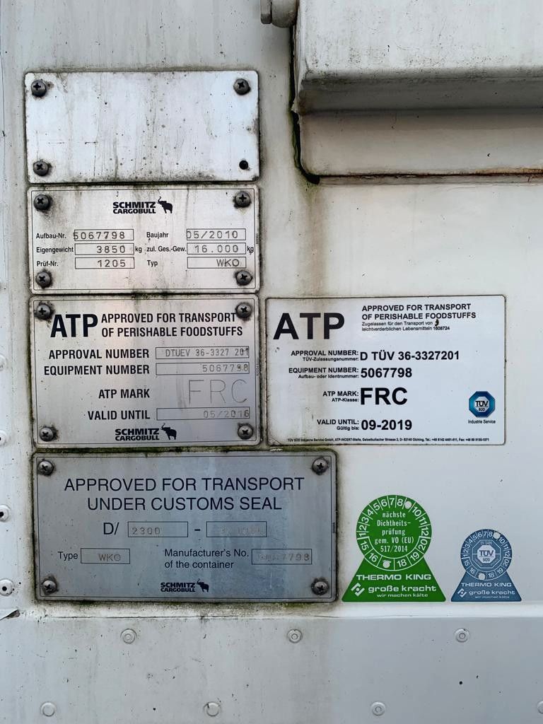 Fahrzeugabbildung Schmitz Cargobull Tiefkühlwechselkoffer BDF 7.45 FP