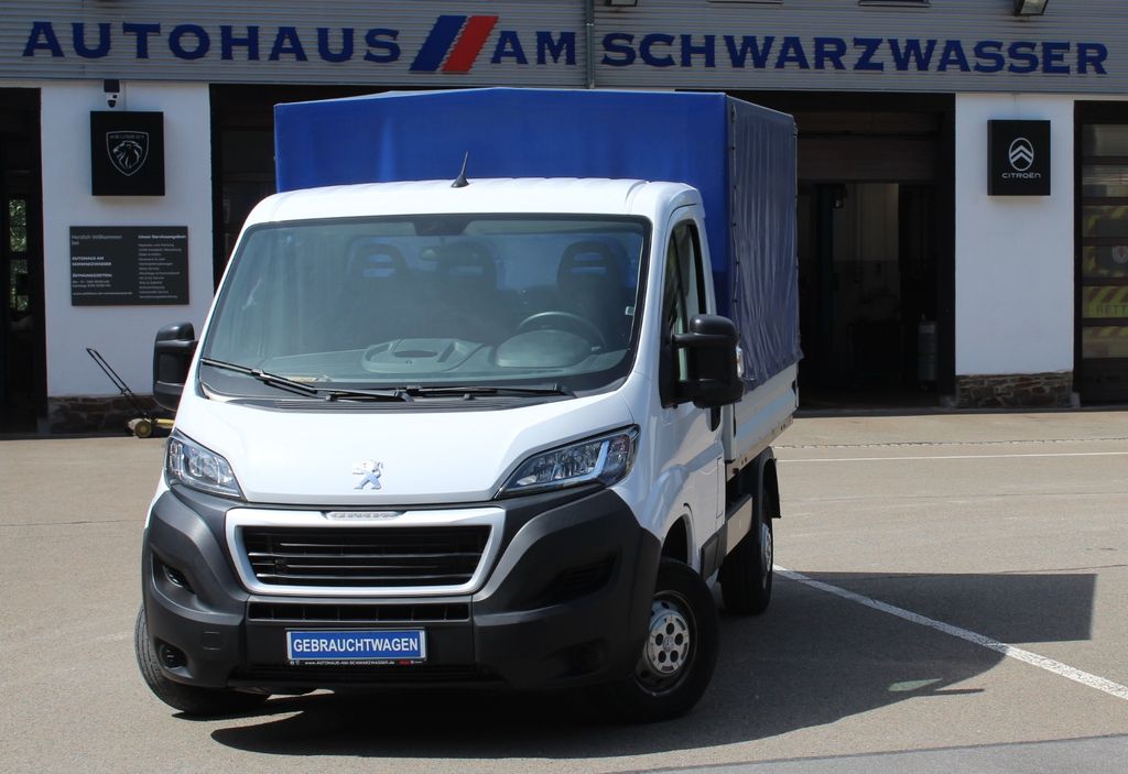 PEUGEOT Boxer Pritsche 330 L1 Plane/Spriegel BlueHDi 120