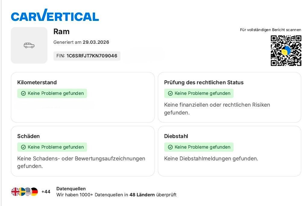 Fahrzeugabbildung Dodge RAM 5.7 V8 HEMI 4x4 LARAMIE LPG *Unfallfrei*Pano