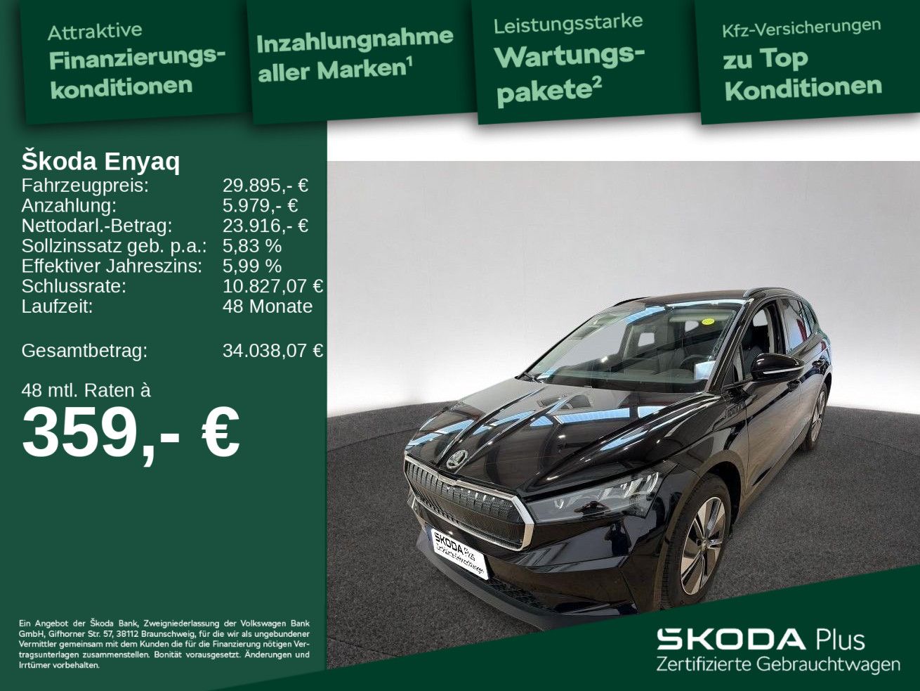 Skoda Enyaq iV 60 Loft*SHZ*ACC*LED*NAV*APP*LANE* imagem 2