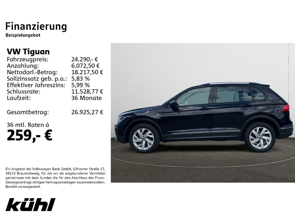 Volkswagen Tiguan 2.0 TDI DSG 4M Life Navi AHK Lenkrad heiz foto 2