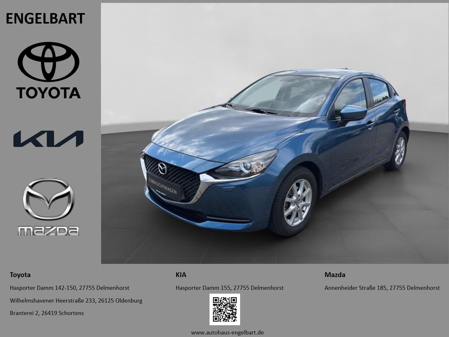 Mazda 2 Prime-Line AD LED Apple CarPlay Android Auto M