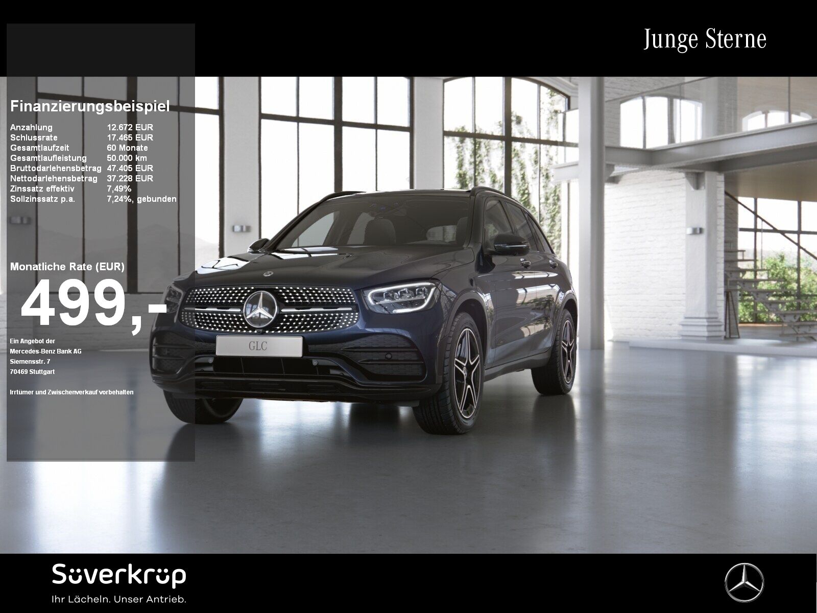 MERCEDES-BENZ GLC 400 d 4M AMG Night Pano Distr Standhz AHK 36