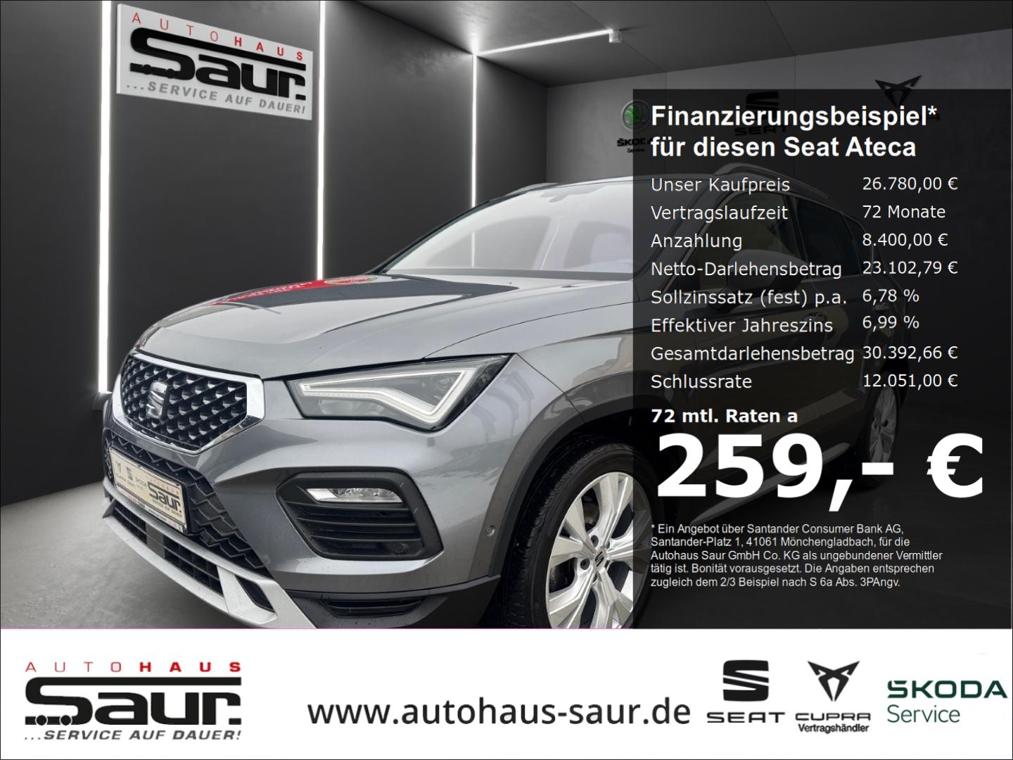 Seat Ateca Xperience 1.5 TSI DSG AHK RÜCKFAHRKAMERA N