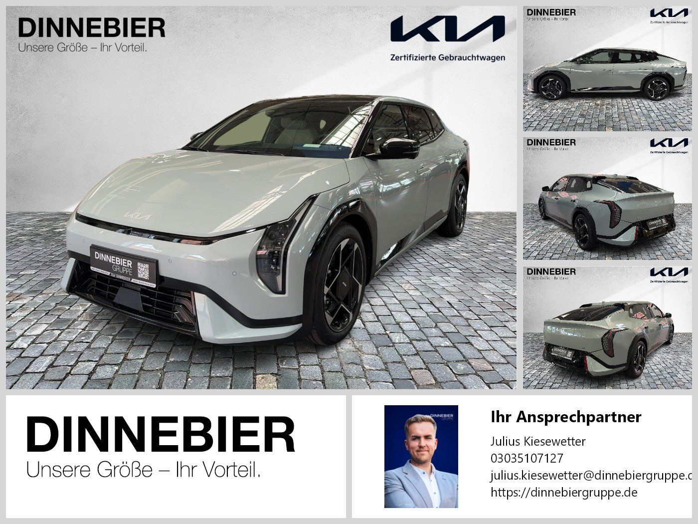 Kia EV4 Fastback 81.4 kWh. FWD GT-Line 360-CAM ACC
