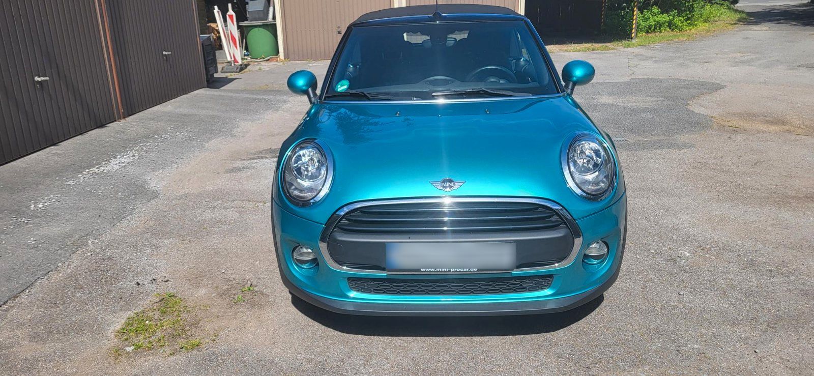 MINI Mini one cabrio Pepper in caribbean aqua m...