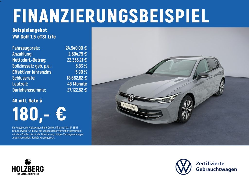 Golf 1.5 eTSI Life RFK+ACC+KEYLESS