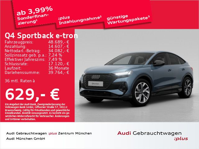 Audi Q4 Sportback e-tron 45 qu. S line Matrix/Navi+/K